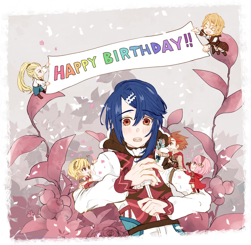 lapis, citrinne, alcryst, diamant, jade, and 1 more (fire emblem and 1 more) drawn by hiroichino