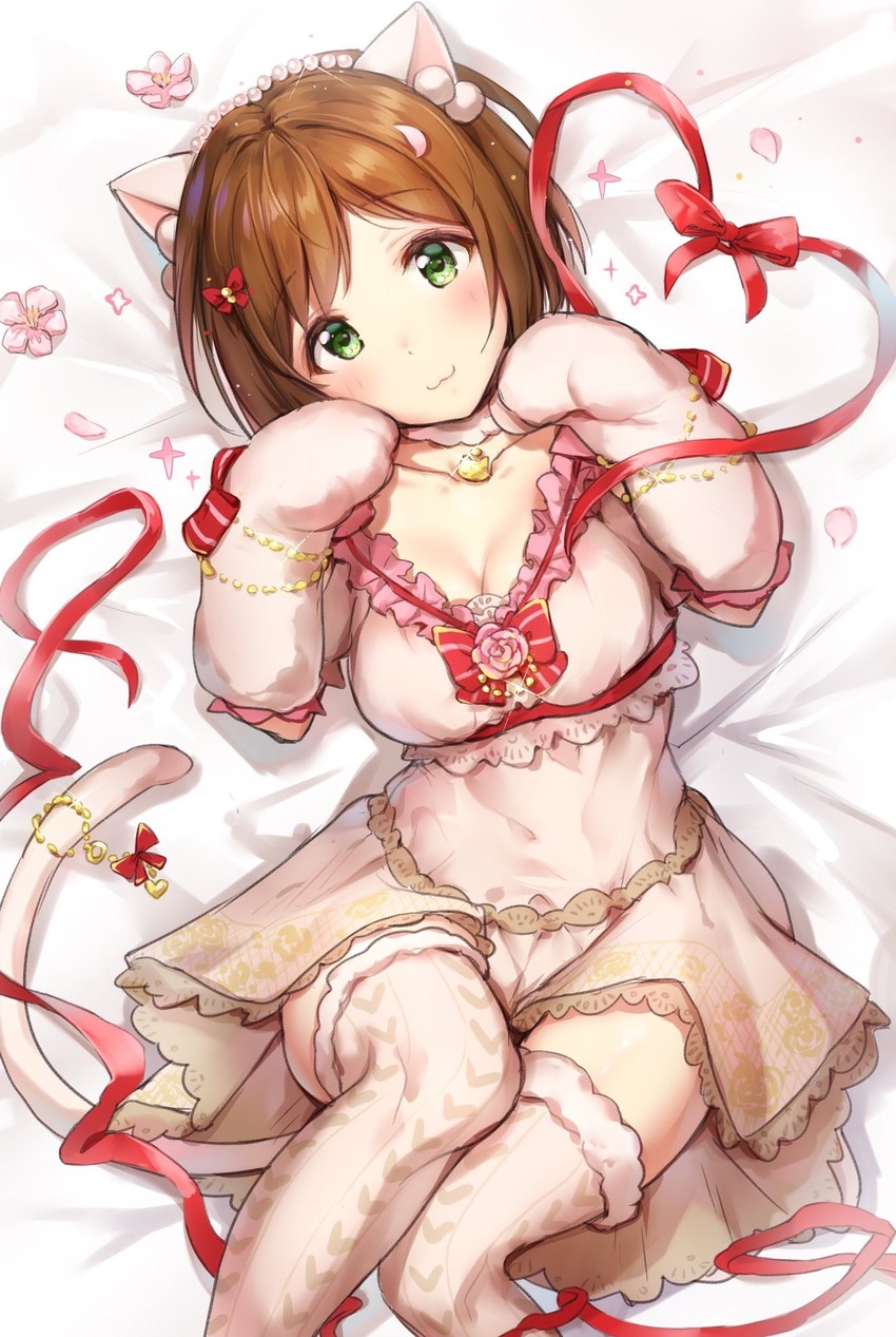 maekawa miku (idolmaster and 1 more) drawn by takeashiro