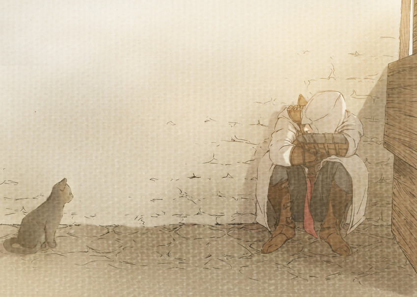 altair ibn la-ahad (assassin's creed) drawn by hagi_kaito