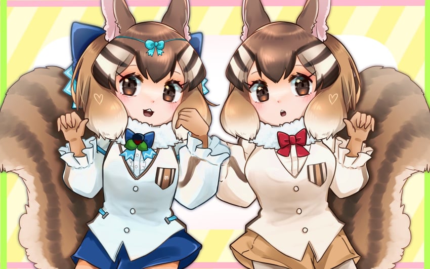 siberian chipmunk (kemono friends and 2 more) drawn by titapuvt