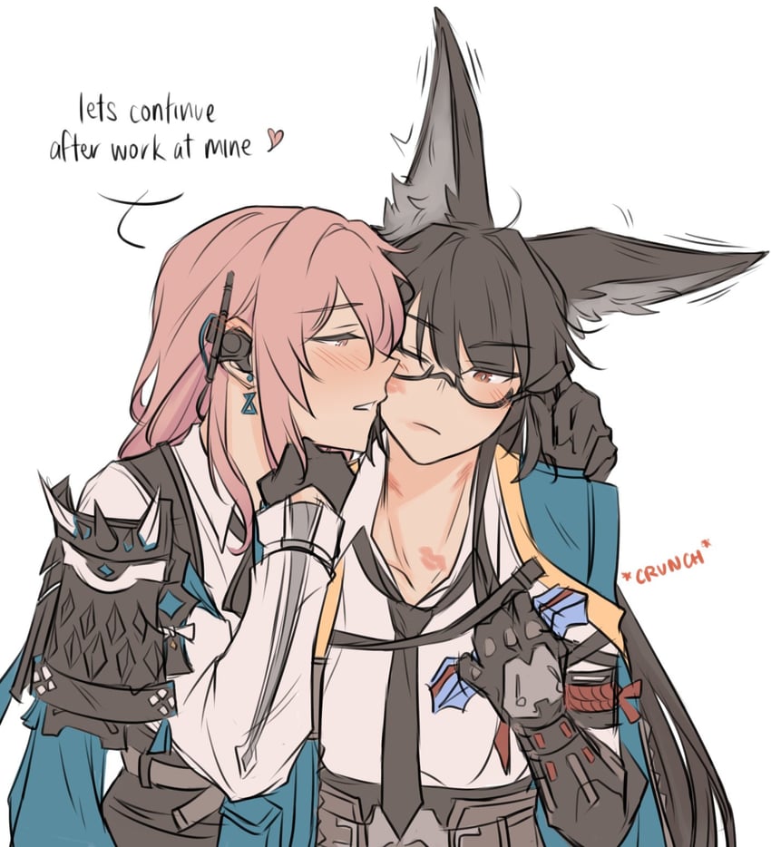 hoshimi miyabi and tsukishiro yanagi (zenless zone zero) drawn by yurenn