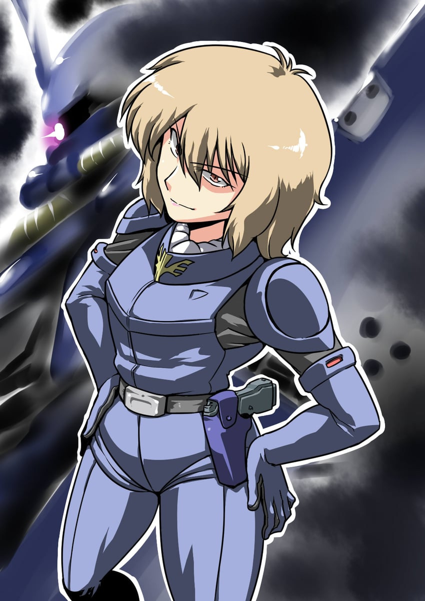 geara doga and rezin schnyder (gundam and 1 more) drawn by tukiwani