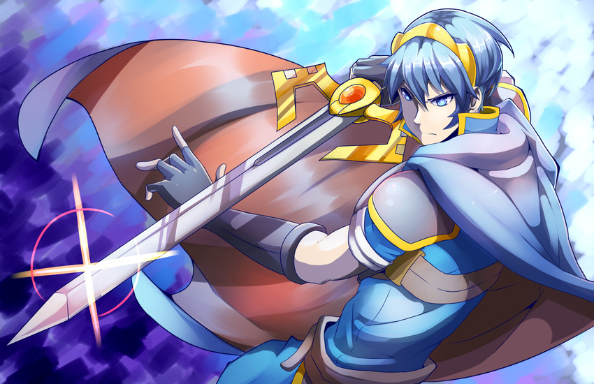marth (fire emblem and 1 more) drawn by edgar_(azurebladexiii)
