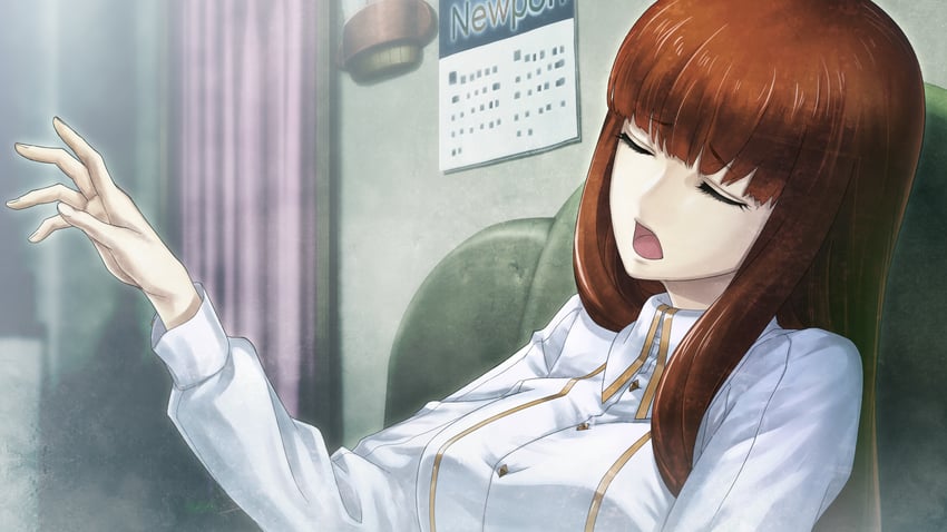 shiina kagari (steins;gate and 1 more) drawn by huke