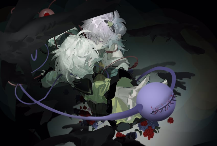 komeiji koishi and komeiji satori (touhou) drawn by regen_(gp2yt17)