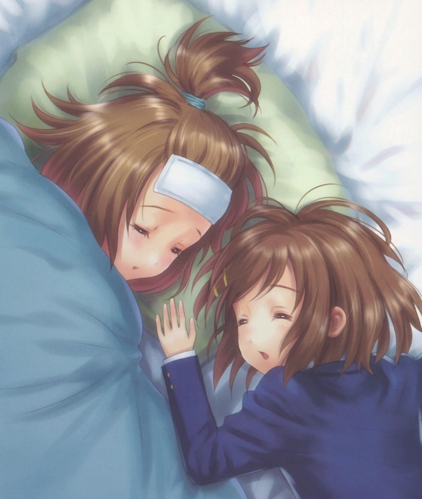 hirasawa yui and tainaka ritsu (k-on!) drawn by goto_p