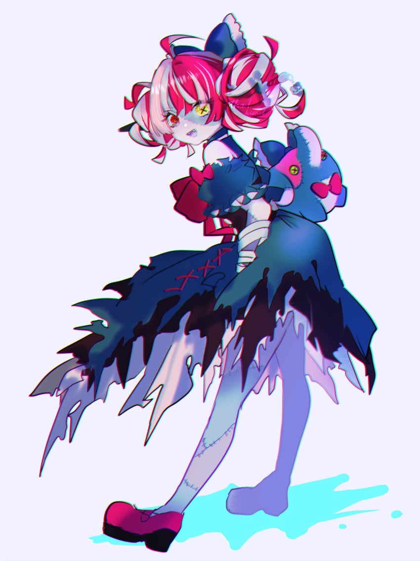 kureiji ollie (hololive and 1 more) drawn by kisaunite