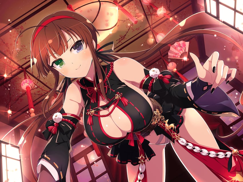 ryoubi (senran kagura and 1 more) drawn by yaegashi_nan