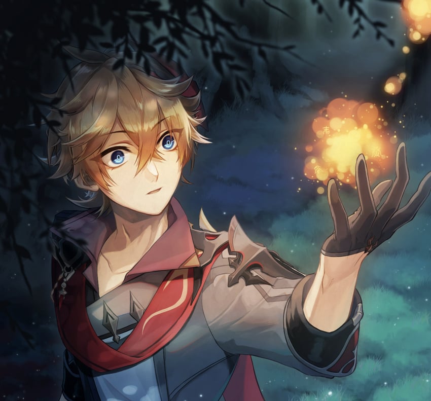 tartaglia (genshin impact) drawn by ryu_kisaragi