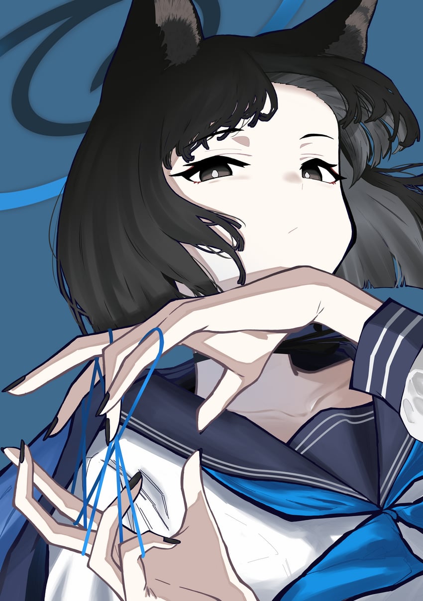 kikyou (blue archive) drawn by maro4ka