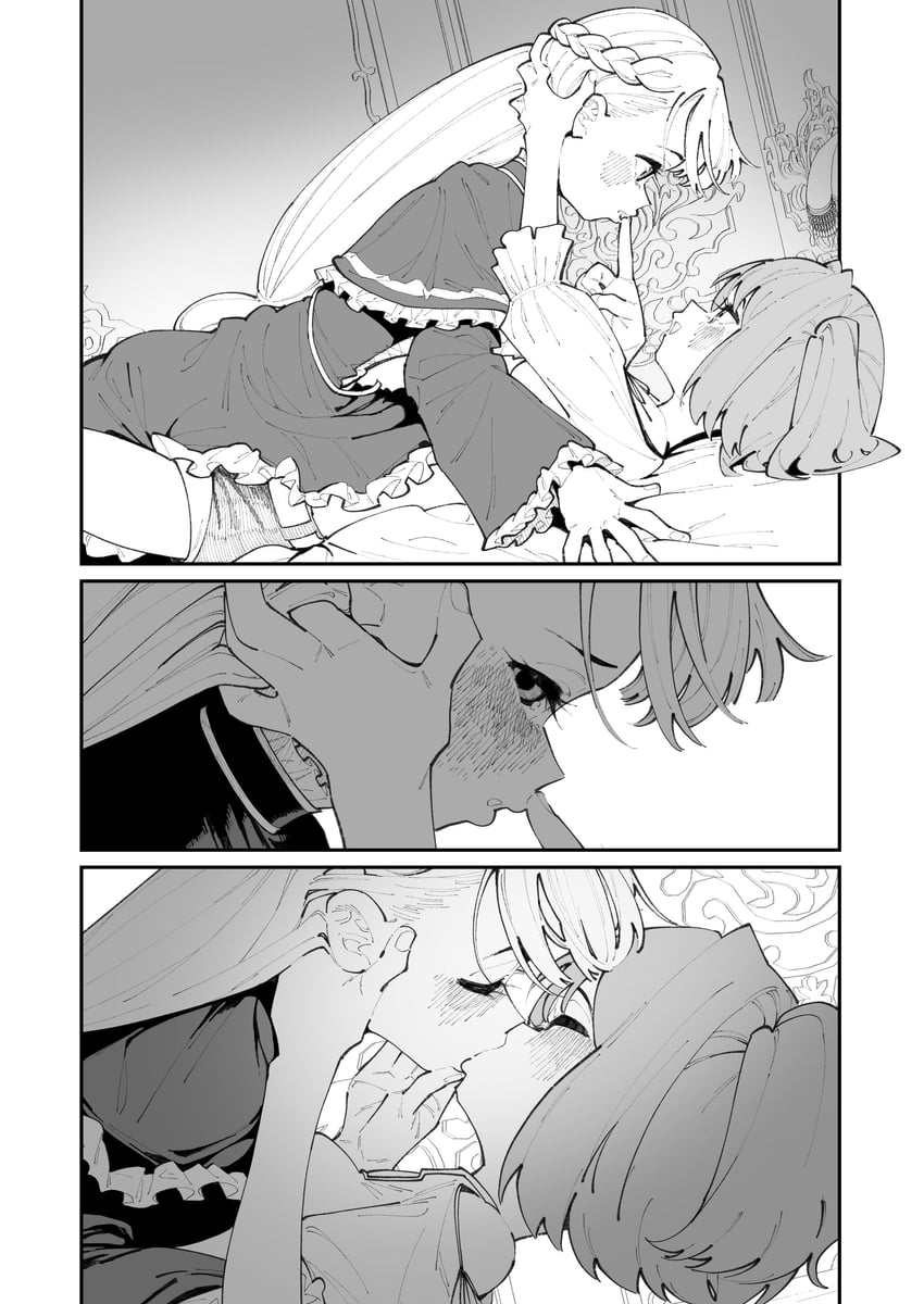 lawine and kanne (sousou no frieren) drawn by shiratama_mochi