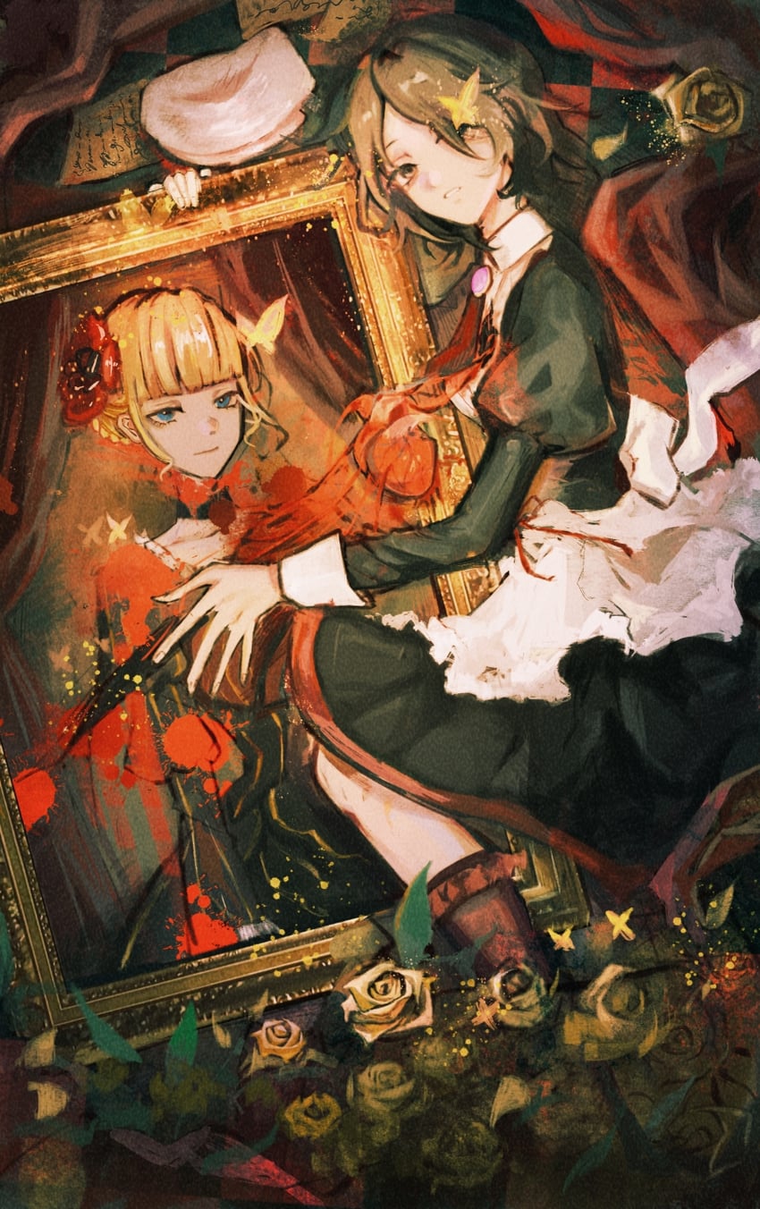 beatrice and shannon (umineko no naku koro ni) drawn by user_gece8573