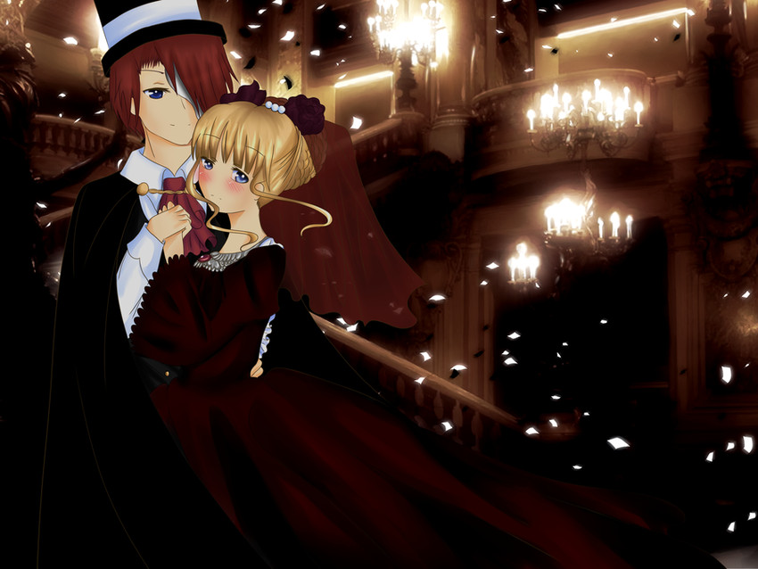 beatrice and ushiromiya battler (umineko no naku koro ni and 1 more) drawn by werq1996