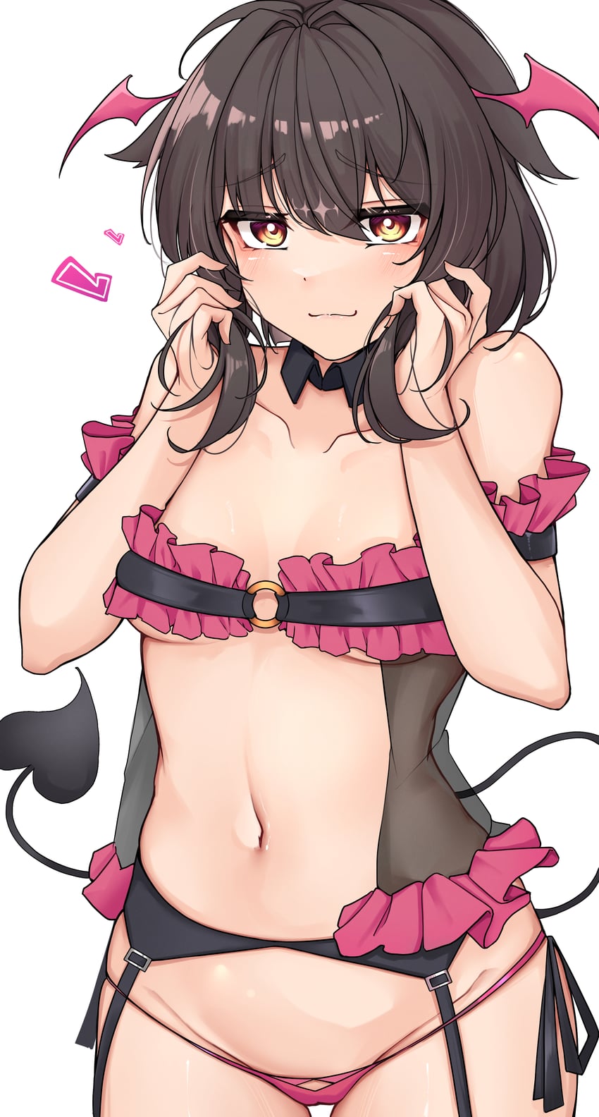 megumin and shinjin succubus (kono subarashii sekai ni shukufuku wo!) drawn by wa_ki_ya_ku