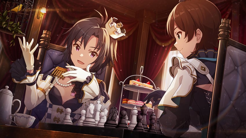 kikuchi makoto and kinoshita hinata (idolmaster and 2 more)