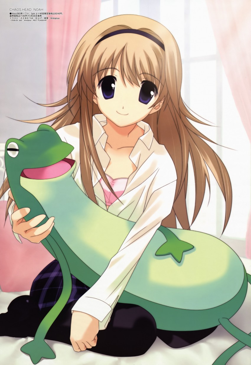 nishijou nanami and gero-froggy (megami magazine and 1 more) drawn by sasaki_mutsumi