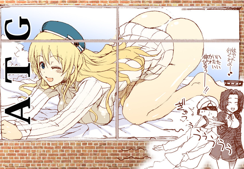 admiral, atago, tatsuta, and t-head admiral (kantai collection) drawn by ariga_tou