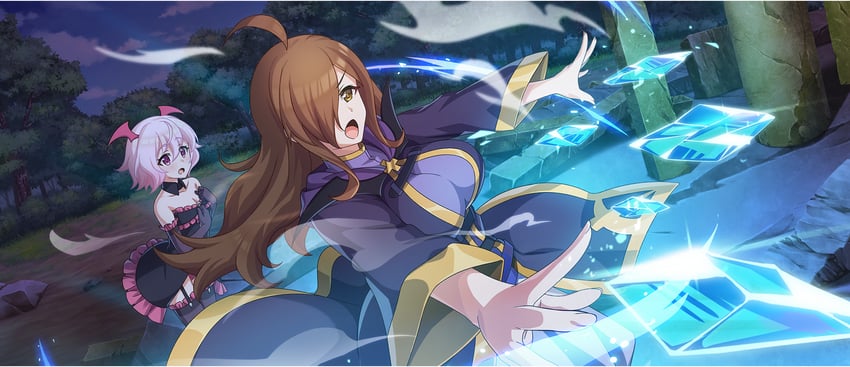 wiz and shinjin succubus (kono subarashii sekai ni shukufuku wo! and 1 more)