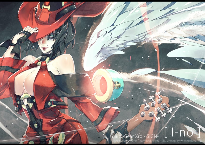 i-no (guilty gear and 1 more) drawn by ian_olympia