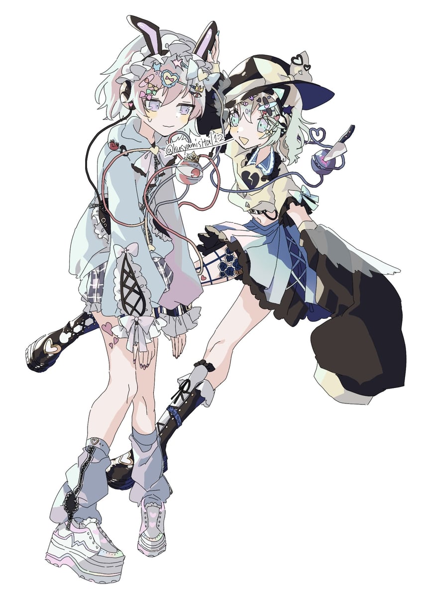 komeiji koishi, komeiji satori, kaenbyou rin, and reiuji utsuho (touhou) drawn by kusyamisital125