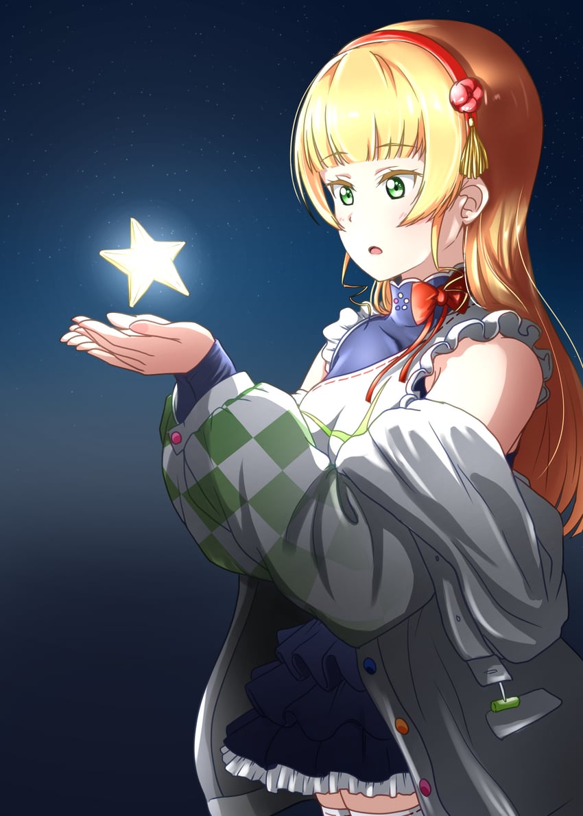 heanna sumire (love live! and 1 more) drawn by noochan_chonoda