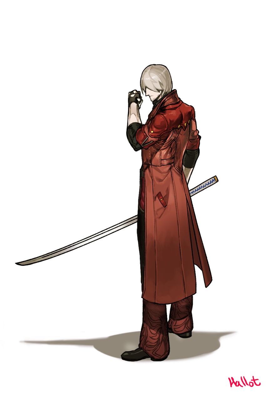 dante (devil may cry and 1 more) drawn by hallot