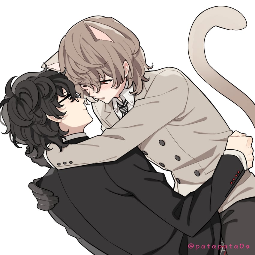 amamiya ren and akechi gorou (persona and 1 more) drawn by zozakura