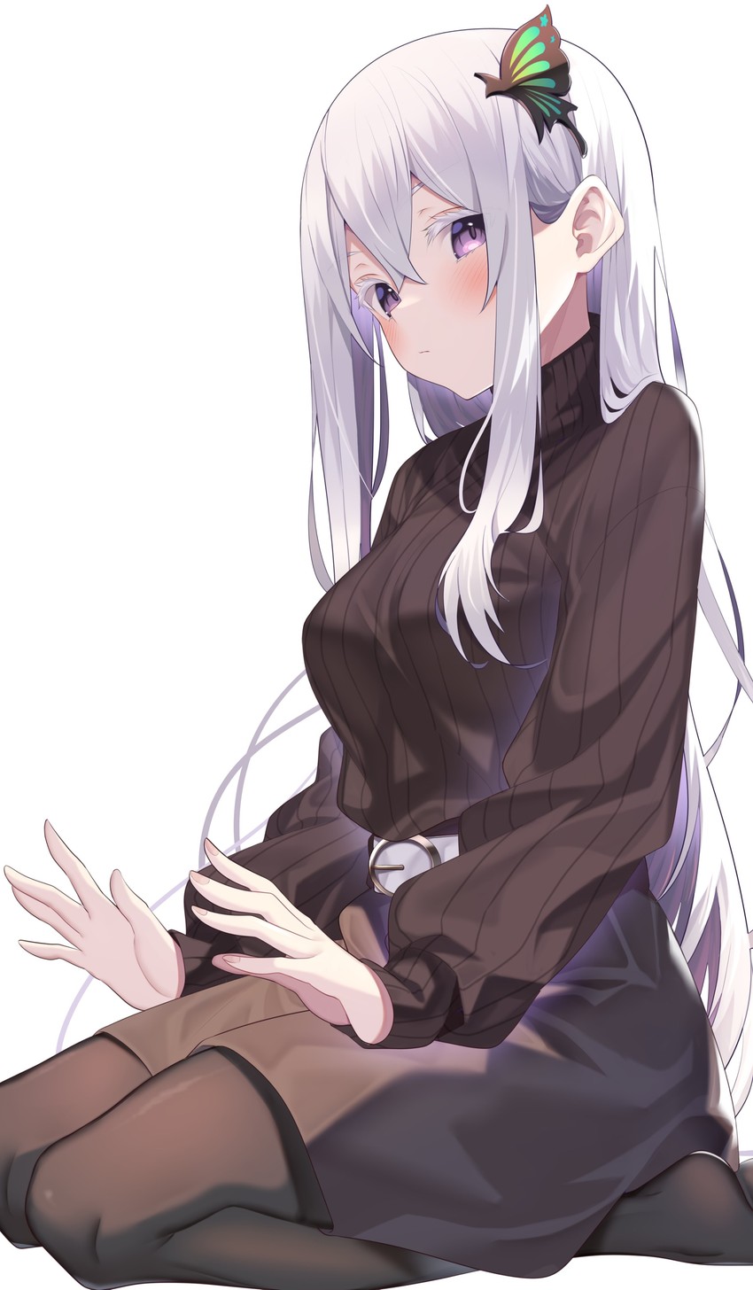 echidna (re:zero kara hajimeru isekai seikatsu) drawn by jun_(aousa0328)