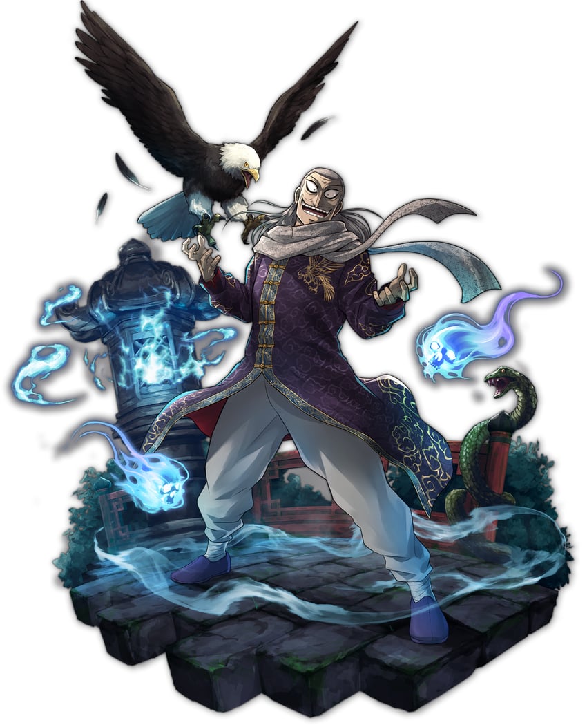 washizu iwao (mahjong soul and 2 more) drawn by k-suwabe
