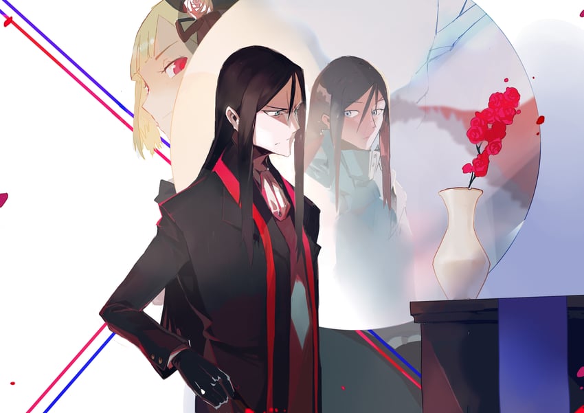 waver velvet, reines el-melloi archisorte, and lord el-melloi ii (fate and 1 more) drawn by rathalosx4