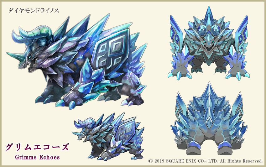 diamond rhinos (grimms echoes) drawn by inuhiro85