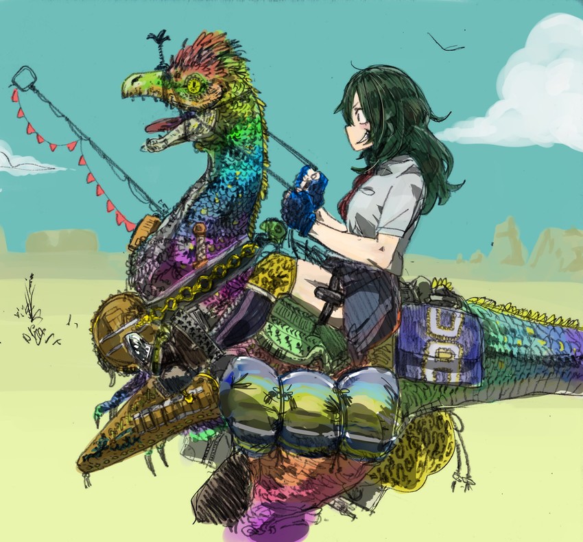tokage setsuna (boku no hero academia) drawn by ktkt_iwasi