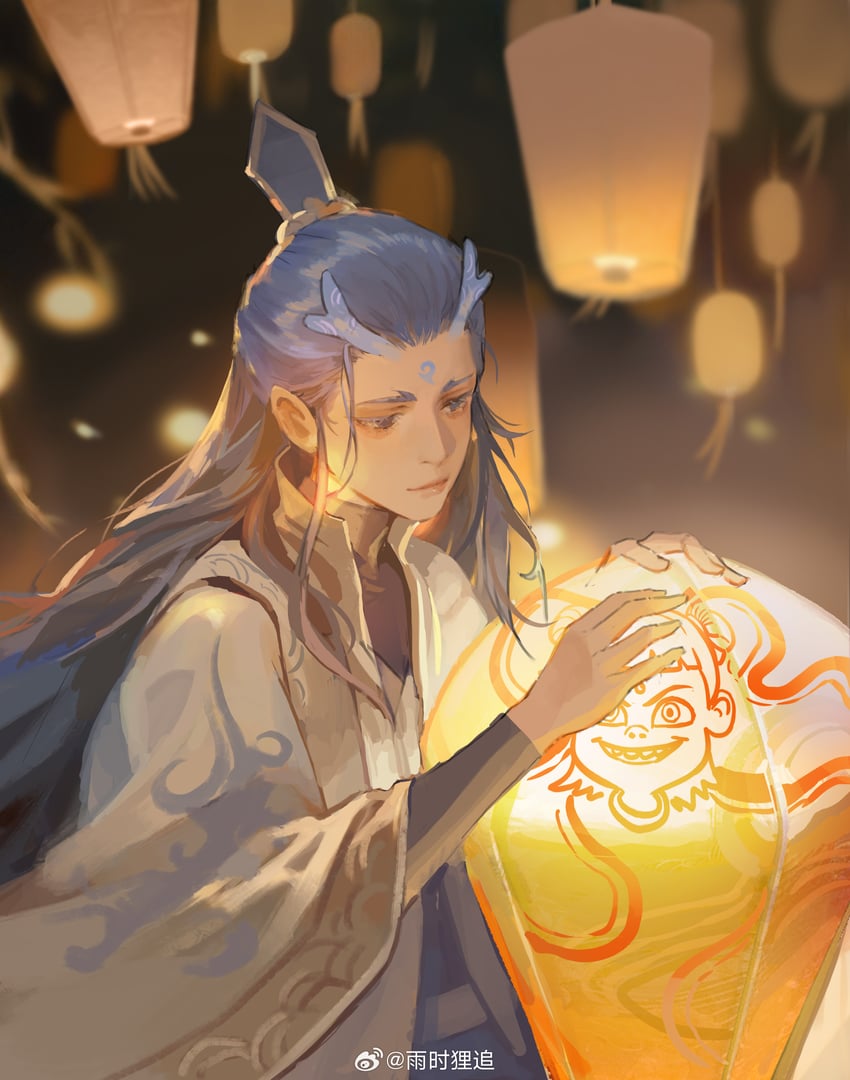 ao bing and nezha (nezha zhi motong jiangshi) drawn by neon_(zuicongming)