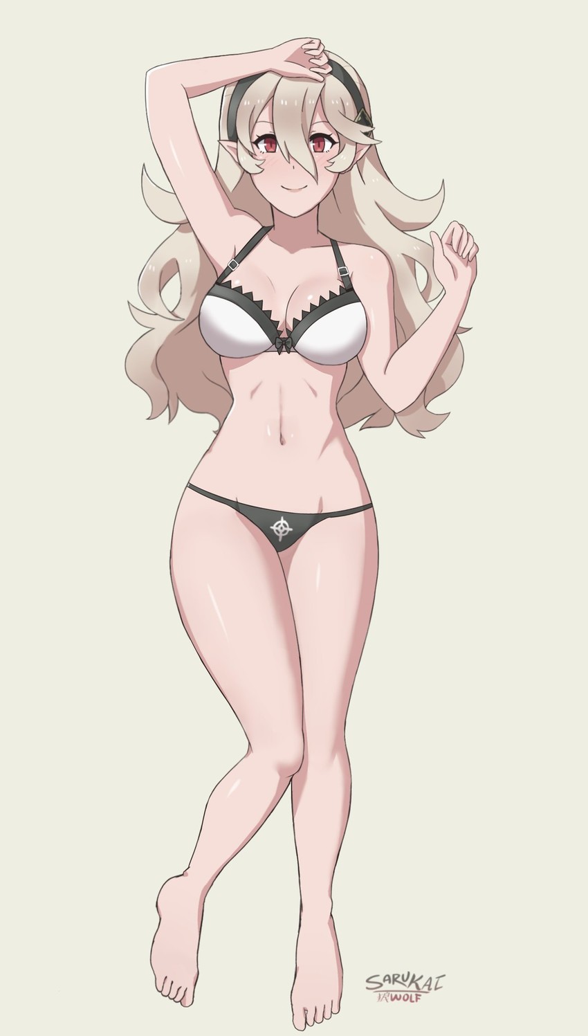 female corrin (fire emblem and 1 more) drawn by sarukaiwolf