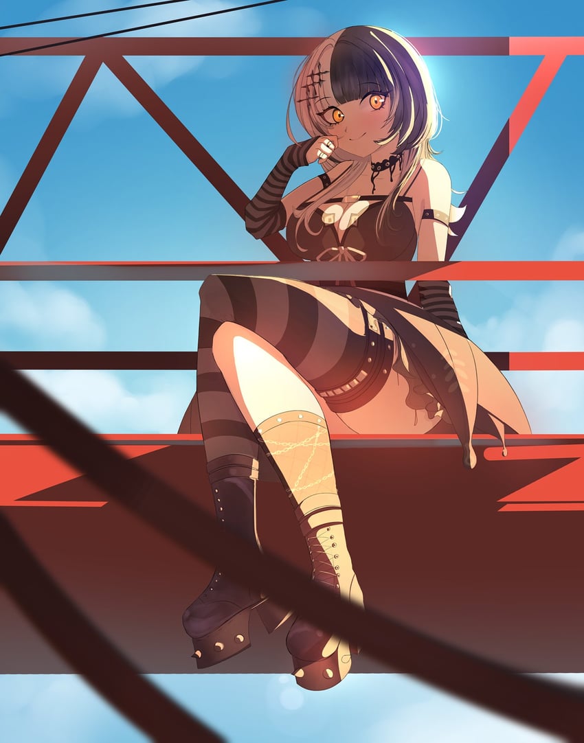 shiori novella (hololive and 1 more) drawn by misfit_sage