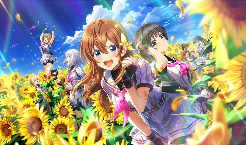 arihara tsubasa, kawakita tomoe, shinonome ryo, ukita akane, takanashi yuzu, and 2 more (cinderella series and 1 more)