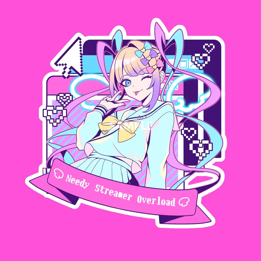 chouzetsusaikawa tenshi-chan (needy girl overdose) drawn by hira_icigocha