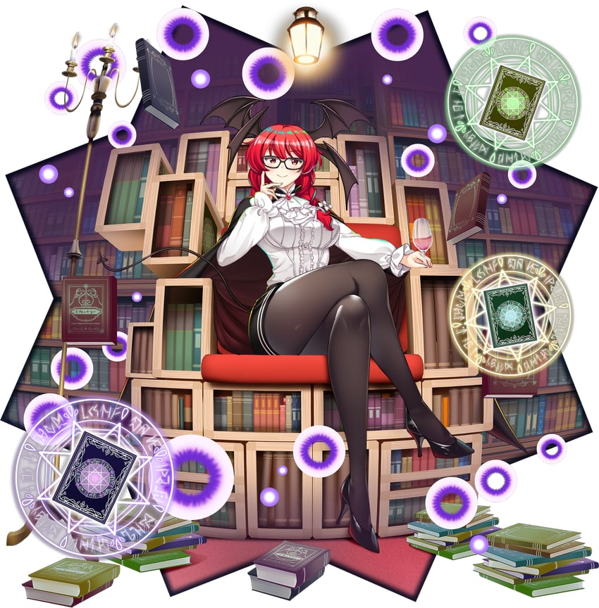 koakuma (touhou and 1 more) drawn by rotte_(1109)