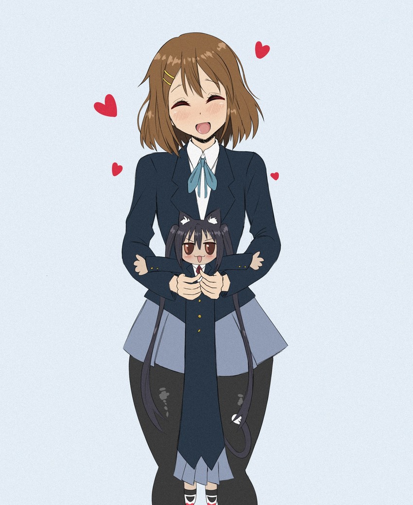 nakano azusa and hirasawa yui (k-on!) drawn by young_savage
