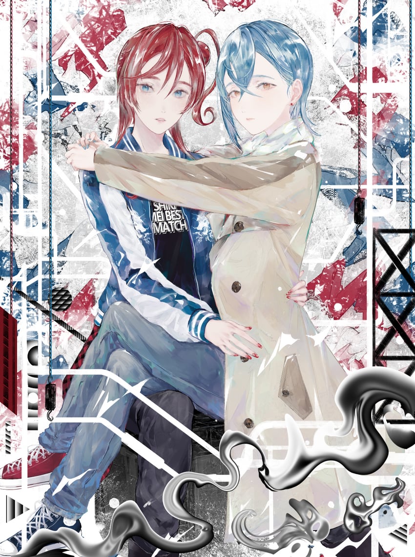 wakana shiki and yoneme mei (love live! and 1 more) drawn by yoruneko_yashiro