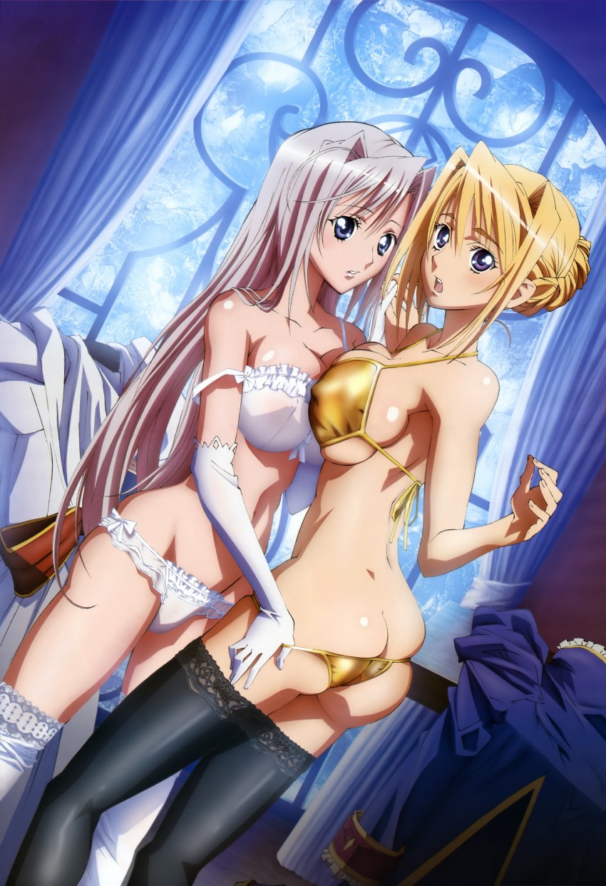 charlotte hazellink and silvia van hossen (nyantype and 1 more) drawn by suzuki_shingo