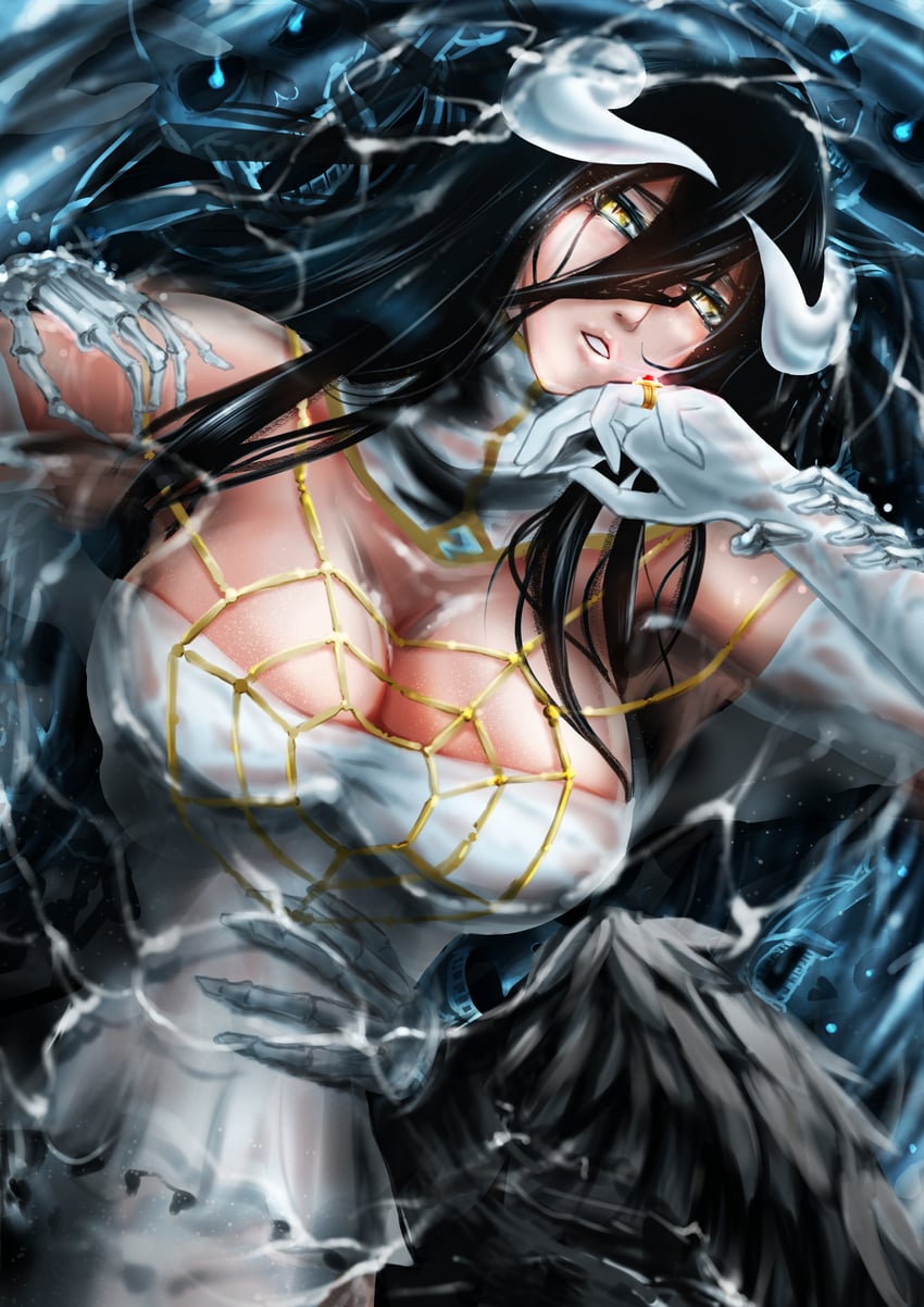 albedo (overlord) drawn by 3ko4ba