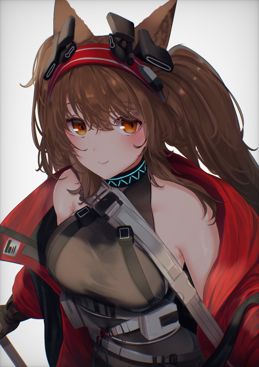 angelina (arknights) drawn by eix2