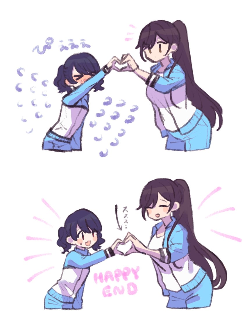 fukumaru koito and shirase sakuya (idolmaster and 1 more) drawn by mitsunikomiii