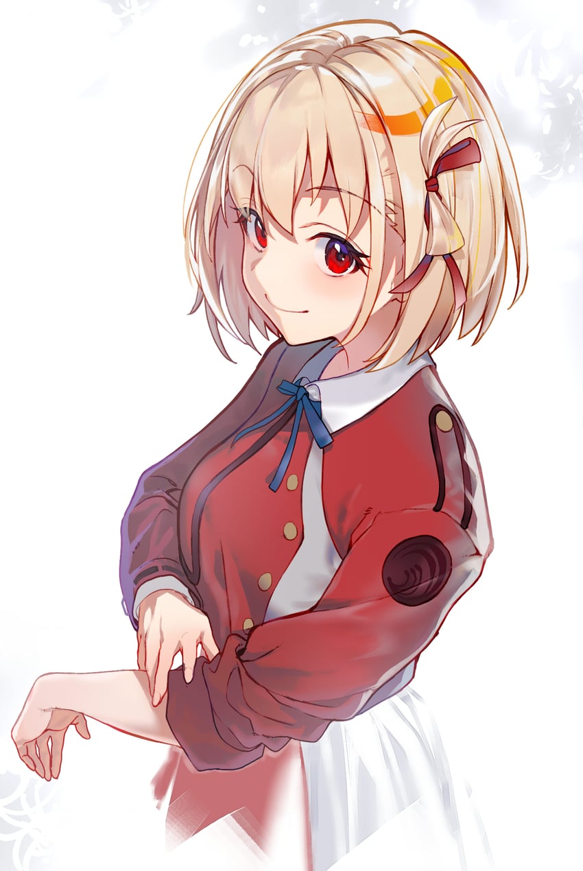 nishikigi chisato (lycoris recoil) drawn by tsukudani_(ore624)