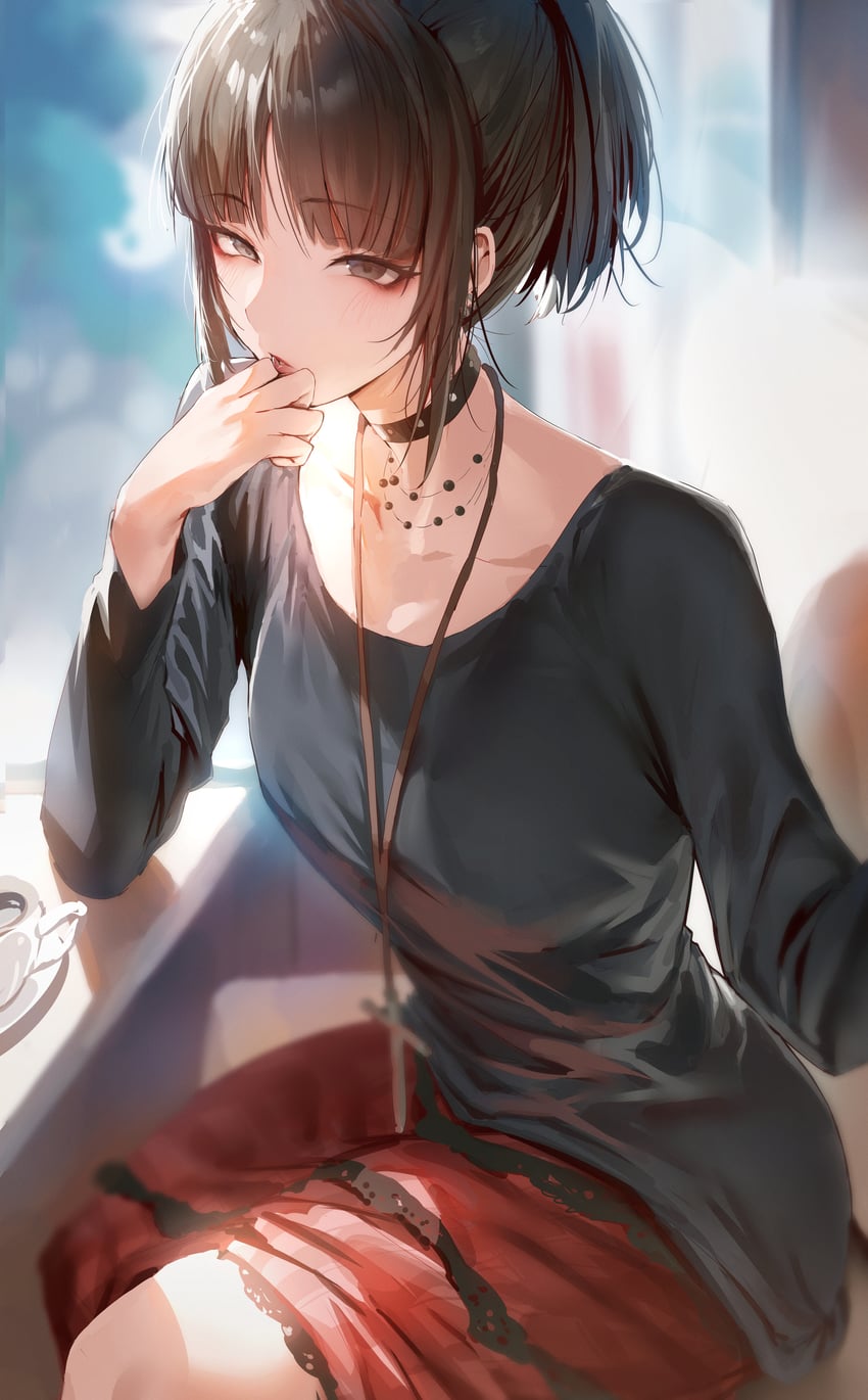 mikasa ackerman (shingeki no kyojin) drawn by rororo