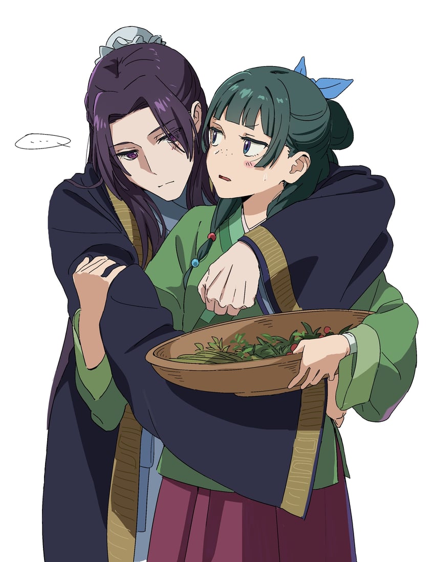 maomao and jinshi (kusuriya no hitorigoto) drawn by nirvanarhat