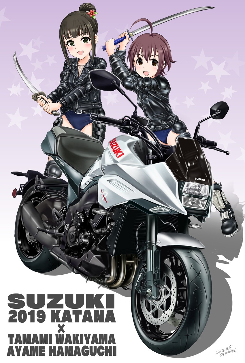 hamaguchi ayame and wakiyama tamami (idolmaster and 1 more) drawn by flick_(sal23)