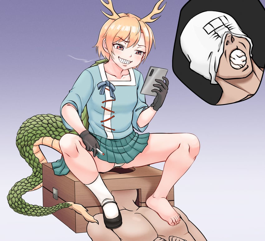 kicchou yachie and sin sack (touhou) drawn by big_mouse