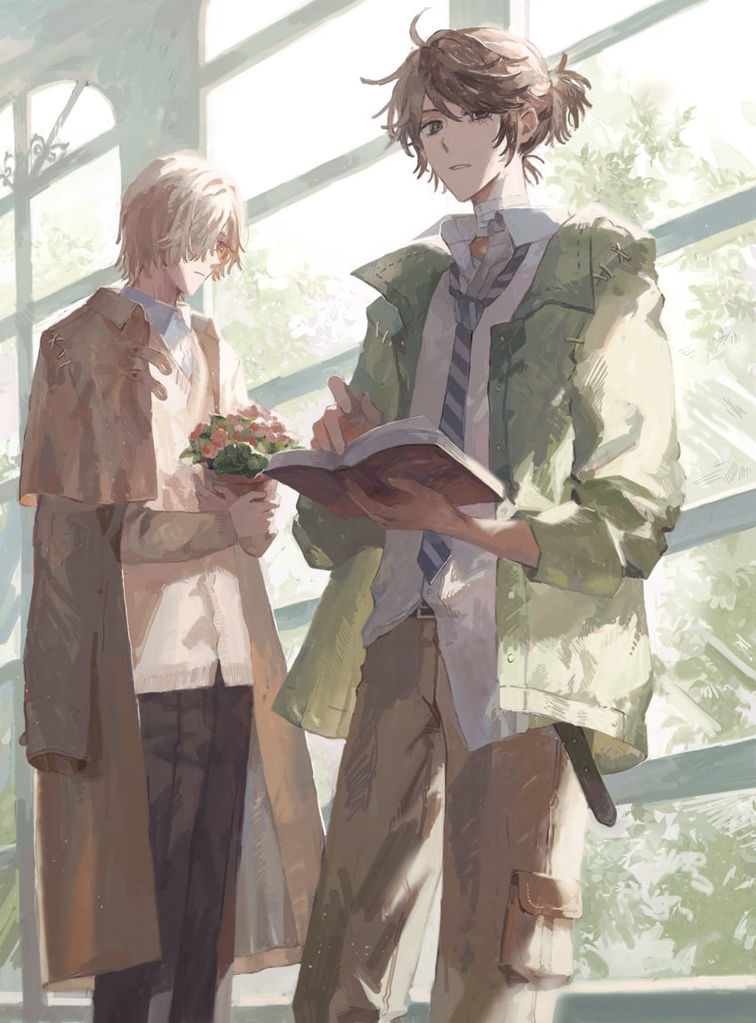 luca balsa and andrew kreiss (identity v) drawn by inupicnic